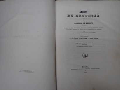 null Dauphiné - CASSIEN & DEBELLE. Album du Dauphiné or collection of drawings representing...