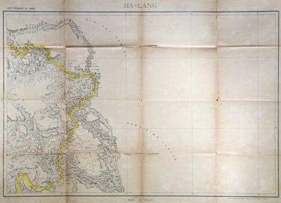 null 1897-1900. 

A set of 5 so-called "staff" maps of Indochina among the first...