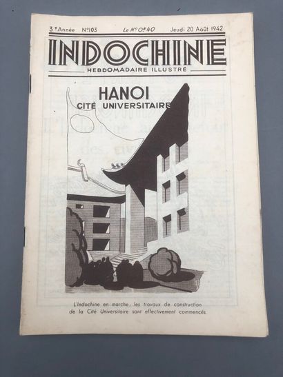 null 1942

Indochine, Weekly illustrated magazine, a set of 12 magazines of the year...