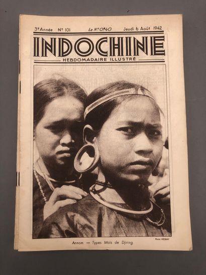 null 1942

Indochine, Hebdomadaire illustré, un ensemble 12 magazines de l'année...