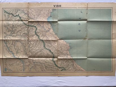 null 1897-1900. 

A set of 5 so-called "staff" maps of Indochina among the first...