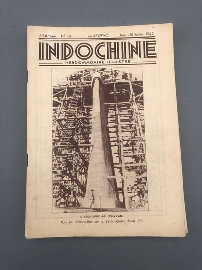 null 1942

Indochine, Weekly illustrated magazine, a set of 12 magazines of the year...