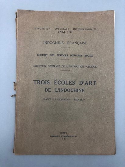 null 1931

Brochure sur les écoles d'Art en Indochine éditée par le Gouvernement...