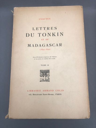 null 1920. LYAUTEY Hubert : Lettres du Tonkin et de Madagascar (1894-1899), avec...