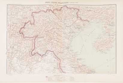null Lot of two atlases: 

- 1902.

Paul Pelet.

Atlas des colonies françaises, Paris,...