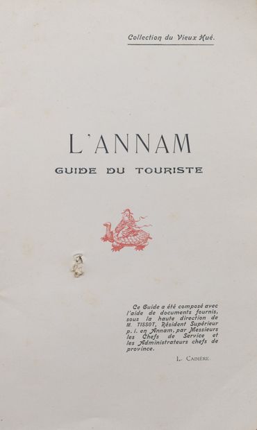 null 1921

L. Cadière / les amis du Vieux Hué.

L'Annam, guide du touriste.

Hanoï,...