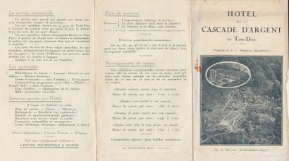 null 1924

Deux dépliants publicitaires du palace " Hôtel de la Cascade d'Argent...