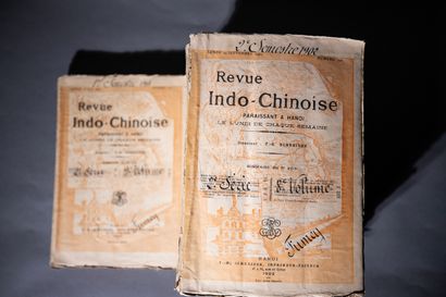 null 1899

La Revue Indo-Chinoise.

Un ensemble de neuf reliures brochées semestrielles...