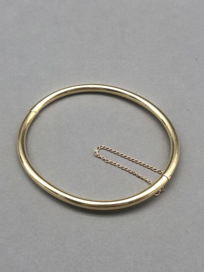 Bracelet in yellow gold 750°/°° (18K), articulated,...