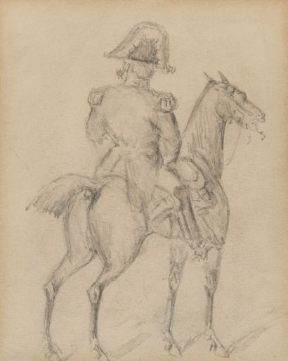 null Constantin Guys (1802/1805-1892)

Officer on horseback

Pencil on paper.

Size:...