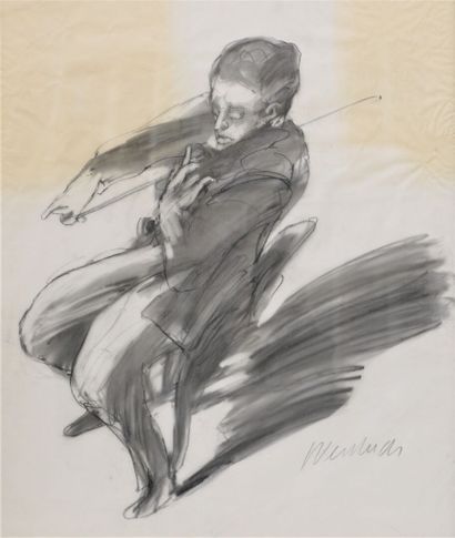 Claude WEISBUCH (1927-2014)

The violinist

Charcoal...