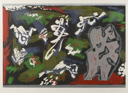 null André MASSON (1896-1987)

Limbes, 1962

Aquatinte en couleurs sur papier. Signée...