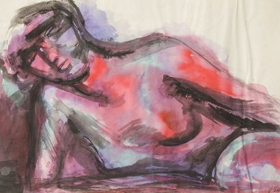 null Pierre CHARBONNIER (1897-1978)

Femme nue alanguie

Crayon, lavis d'encre et...