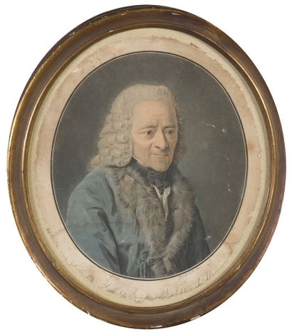 null Gallery of illustrious men from the 16th to the 18th century. 

Set of 14 oval...