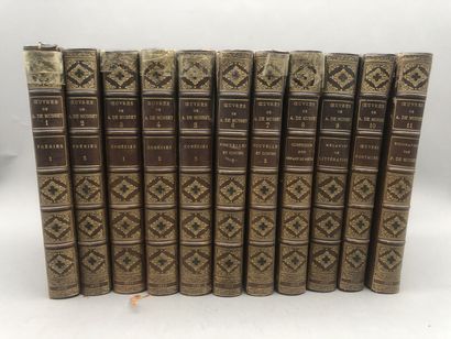 null MUSSET (Alfred de). OEuvres complètes. Paris, édition Charpentier, Hébert, 1888.

11...