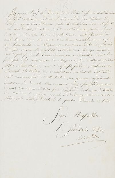 null HISTOIRE et divers. XVIIIe-XXe siècles. - Ensemble de 19 lettres et pièces.



Le...