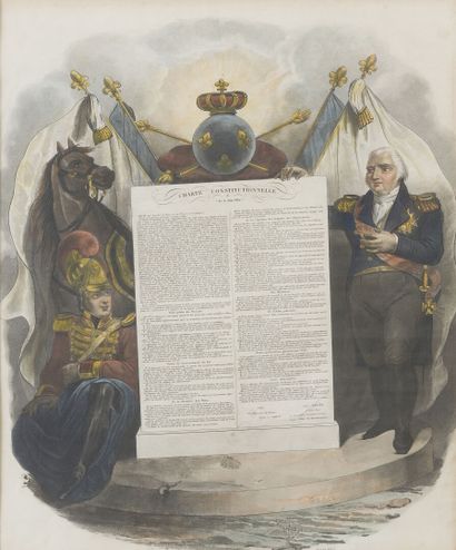 null D'après le baron François Gérard (1770-1837).

Louis XVIII dans son cabinet...