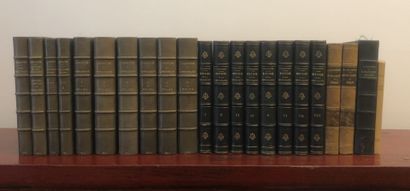 null LAMARTINE (Alphonse de). 20 volumes including :

- Beautiful set of 10 volumes...