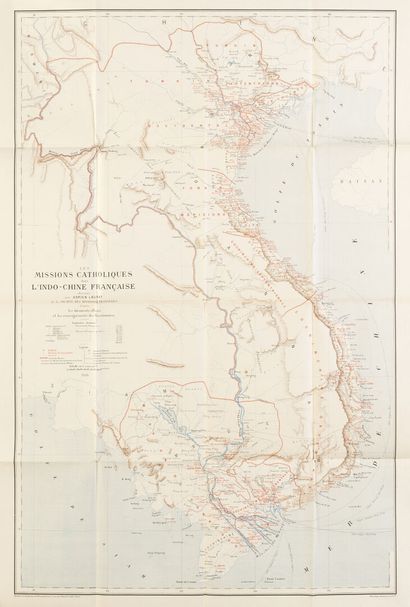 null 1888.

Carte des Missions catholiques dans l'Indo-Chine française.

Carte en...