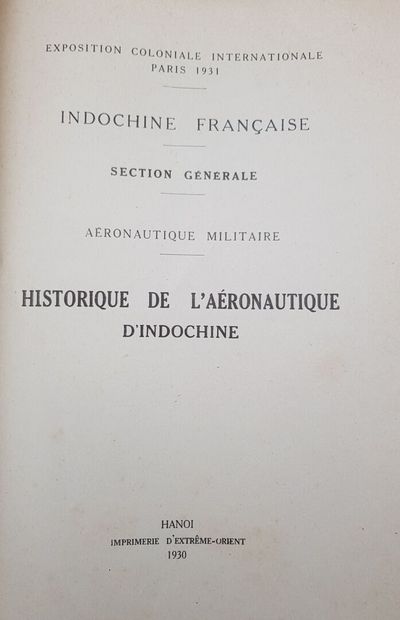 null 1930-1931.

Exposition Coloniale Internationale Paris 1931. Indochine française....