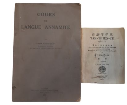null 1923

Lot de trois ouvrages sur la langue annamite: 

- Génibrel (J.F.M.). DICTIONNAIRE...