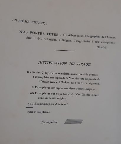 null 1910

JOYEUX (A.). La Vie Large des Colonies. Préface de M. Jean Ajalbert. Paris...