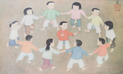 null Maï Thu (1906-1980)

La ronde des enfants.

Reproduction encadrée.

Dimension:...