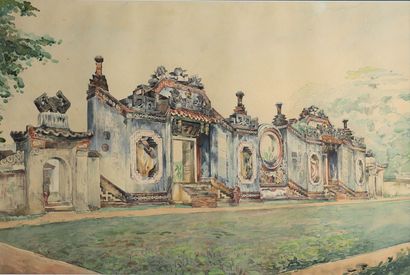 null 
Attribué à TRAN QUANG TRAN (1900-1969)

Ecole des Beaux Arts de l'Indochine....