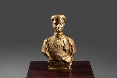 1922. Buste impérial de S.M. Khai Dinh (1885-1925)...