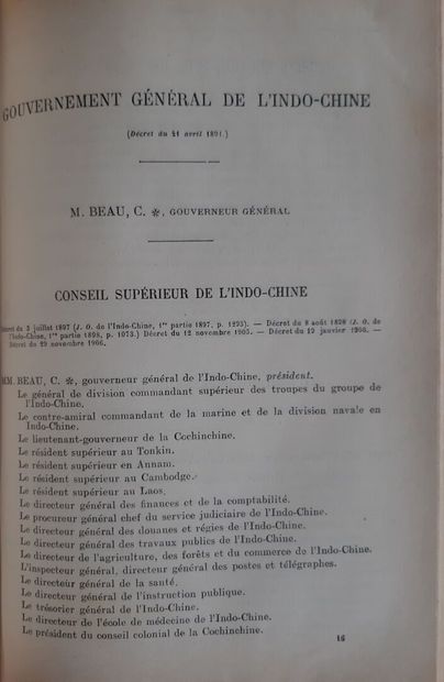 null 1908

Annuaire du Ministère des Colonies. Volume relié cartonnage toilé bleu-gris...