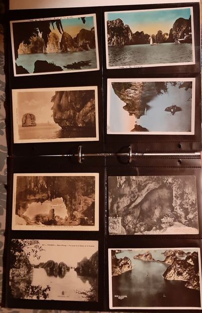 null Tonkin. Baie d'Along.

Un Album de 64 cartes postales noir et blanc et couleurs....