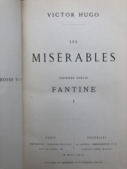 null Lot comprenant : 

- LA FONTAINE (Jean de) & DORÉ (Gustave). Fables. Paris,...