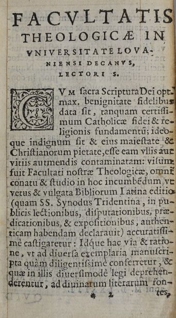 null Bible. Biblia Sacra... Anvers, Christophe Plantin, 1574. In-16 de [48], 621...