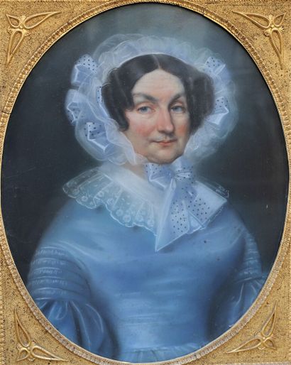 null Ecole française de la seconde moitié du XIXe siècle

Portrait d'Agathe Fougeroux...