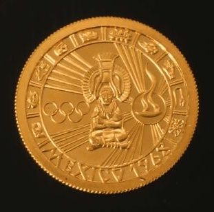 null Gold medal 999 °/°° commemorating the Olympic Games of Mexico in 1968.

Edition...