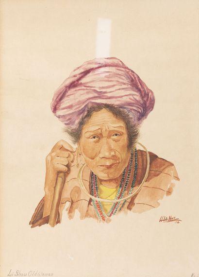 null School of the XXth century

Portrait of an elderly Laotian woman

Pencil, ink...