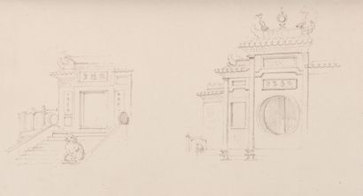 Auguste BORGET (1808-1877)

Macau, the temple...