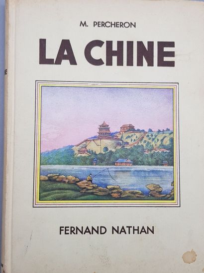 null Lot including :

- Percheron-Teston

L'Indochine, color illustrations by Nguyen...