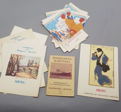 1965-1969

Messageries maritimes. 6 booklets...