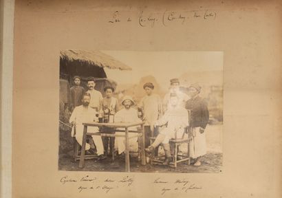 null 1888-1894.

Photo album of a French lieutenant in mission in the region of Cao-Bang...