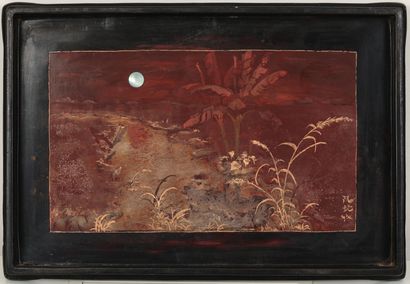 null Nguyen Bi (20th century)

About 1950

Moonlight landscape

Tray in polychrome...
