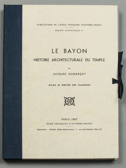 1957

THE BAYON. Architectural history of...