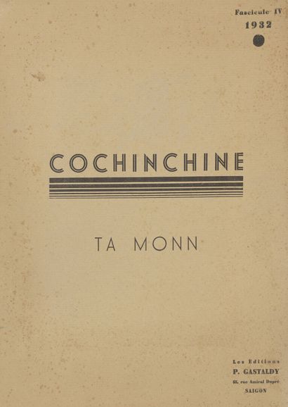 null 1932

GASTALDY. 

Album photographique sur la Cochinchine - Ta Monn, Éditeur...