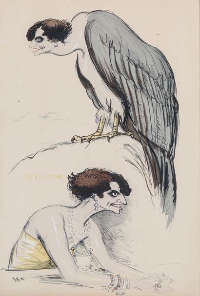null SEM (1863-1934)

The falcon, from the album "Le nouveau monde

But always in...