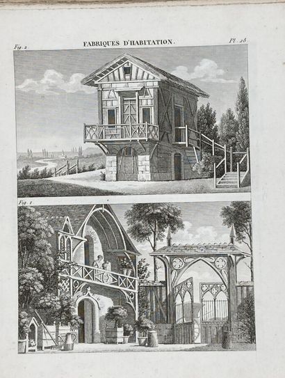 null [BOITARD (Pierre). Treaty of the composition and the ornament of gardens. Paris,...