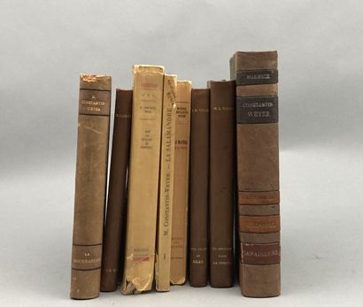 CONSTANTIN-WEYER (Maurice). Set of 8 volumes:...
