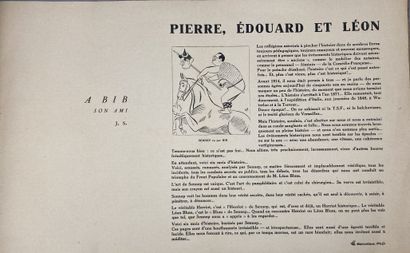 null SENNEP (J.). Pierre, Édouard et Léon. [Paris], Album du Nouveau Cri, sd. Oblong...