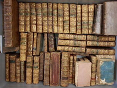 null MANNETTE including a lot of books in full and half bindings of which 27 volumes...