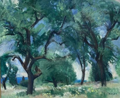 null Dominique MAYET (1925-2004)

The orchard, 1962

Oil on canvas. Signed lower...