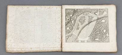 null [BOITARD (Pierre). Treaty of the composition and the ornament of gardens. Paris,...